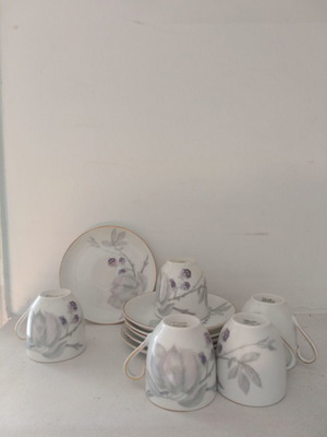 Φλυτζανάκια του καφέ πορσελάνης Rosenthal Selb Bavaria, σετ 5 τεμαχίων