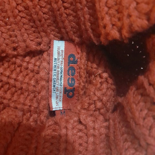 Deep sleeveless sweater used, red, size M