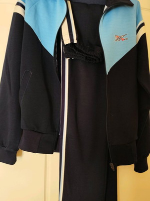 Boys' tracksuit used, blue