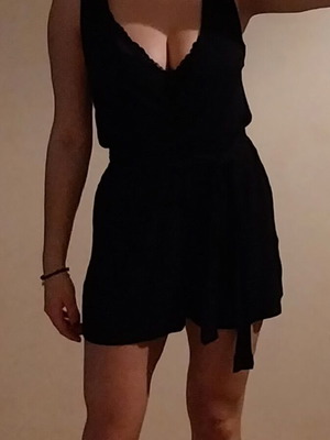 Black Pull & Bear one-piece size XS like new
