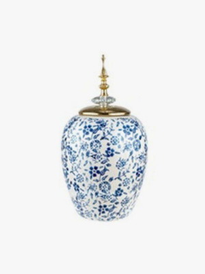 Ceramic decorative vase gold 17.5×32.5cm new