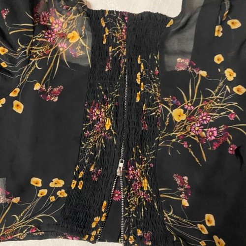 Crop Top summer floral pattern RIHOAS like new