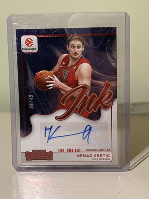 Panini Euroleague Nenad Krstic Ink Auto /49 καινούργιο