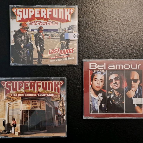 Superfunk Bel Amour CD singles like new, pack of 3
