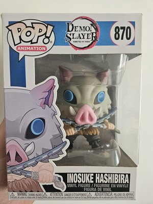 Inosuke #870 Funko Pop used with box damage