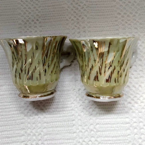 Vintage porcelain coffee cups set of 4 from Bulgaria like new