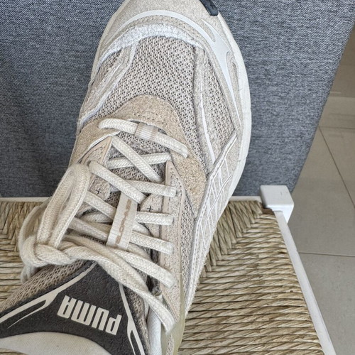 Puma sports shoes, beige, size 42