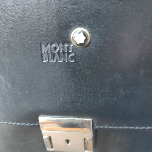 Mont Blanc briefcase like new, black classic