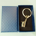 Piston keychain gold new