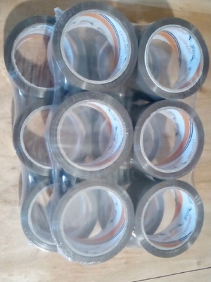 Packing tapes pack of 12, 60 meters each, new