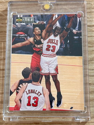 Κάρτα Michael Jordan Chicago Bulls Upper Deck NBA 1997 σαν καινούργιο σε ακρυλική θήκη