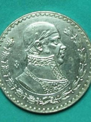 ΑΣΗΜΕΝΙΟ One Peso Mexico ESTADOS UNIDOS MEXICANOS 1966.