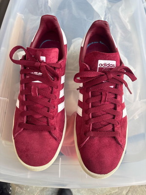 Adidas athletic shoes like new, red, size 43.5
