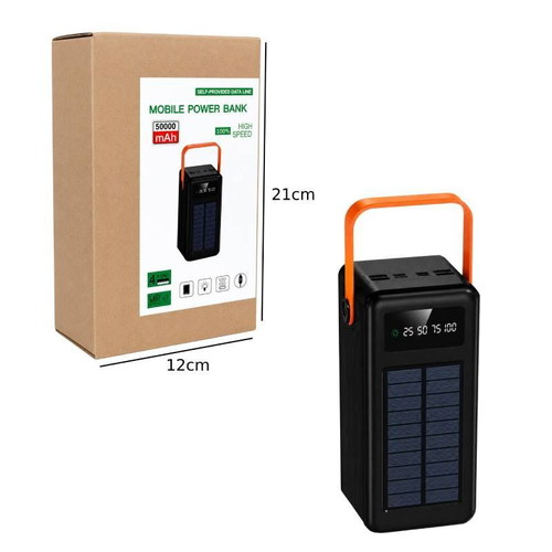 Power Bank Solar Charging 50000mAh New