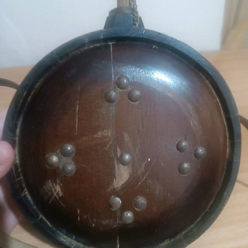 Traditional wooden Tsotra used, vintage antique 15cm