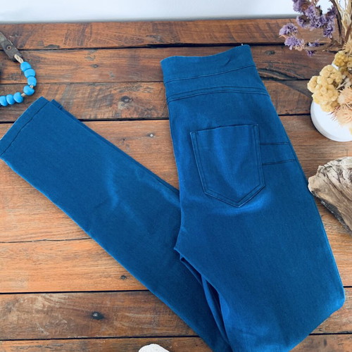 High-waisted pants Ioanna Kourbela new, blue, size S