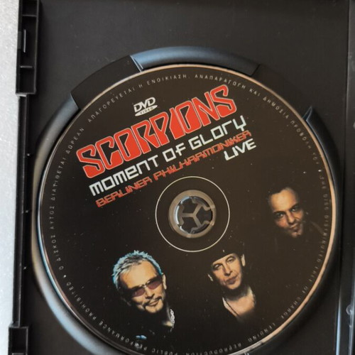 Scorpions Moment of Glory Live DVD σαν καινούργιο, rock