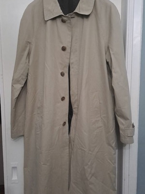 Canda Beige Long Duster Coat Like New