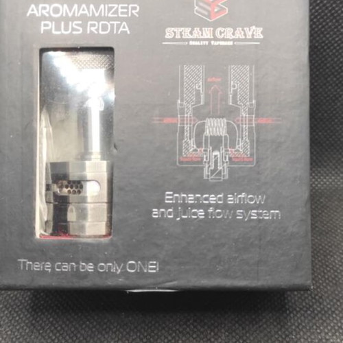 Steam Crave Aromamizer Plus RDTA 30mm 10ml stainless steel like new
