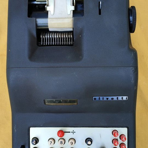 Olivetti MC 14 used electric printing calculator 1948
