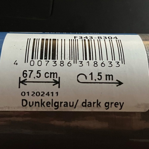 Dc fix dark gray wood-look adhesive roll new
