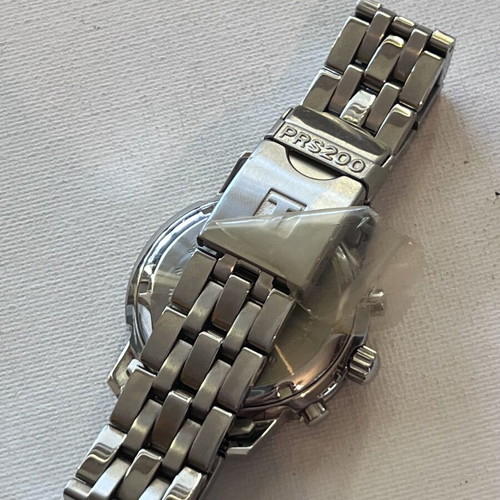 Tissot Chrono PRS 200 40mm σαν καινούργιο, ζαφείρι κρύσταλλο, μαύρο