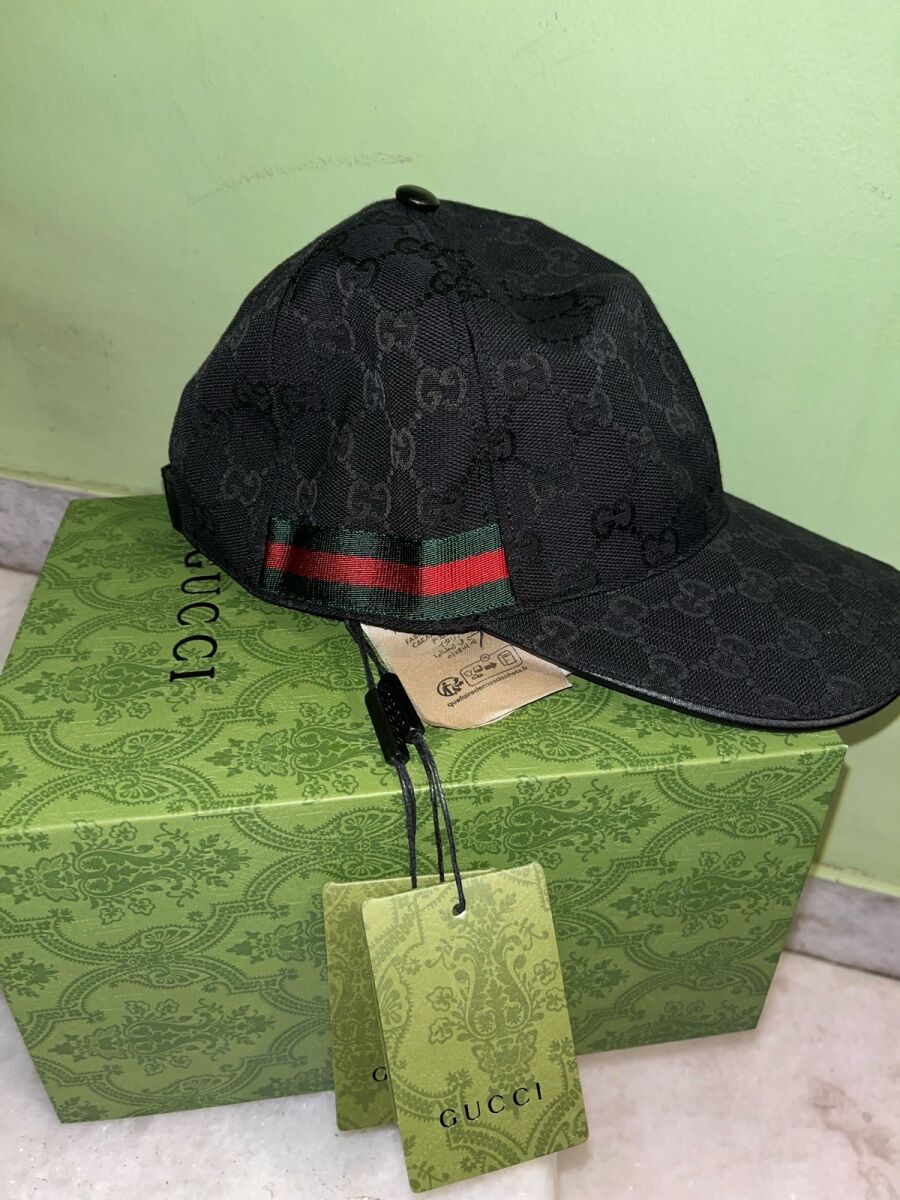 Gucci cap black new, size Large 59cm - € 85,00 - Vendora.gr