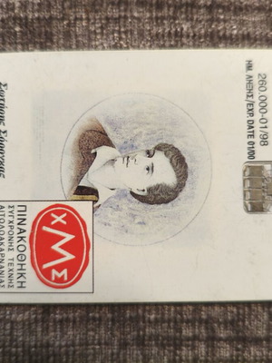 Phone cards used, Sotiris Sorogas "Lord Byron" and Evgenios Spatharis