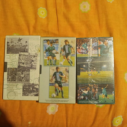 Panathinaikos video cassettes new with plastic wrap, collectible