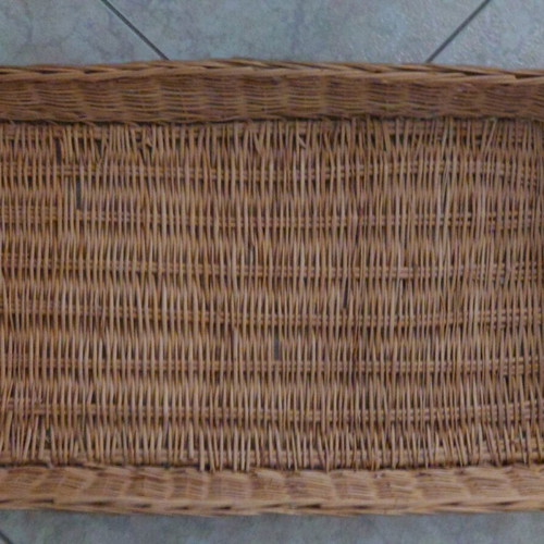 Wicker basket like new