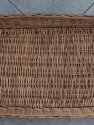 Wicker basket like new