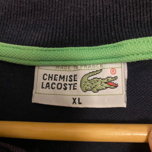 Vintage Lacoste navy polo shirt like new