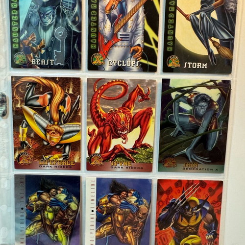 Marvel Fleer And Ultra Collection set 53 unique trading cards like new