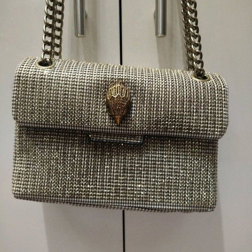 Kurt Geiger Kensington handbag like new, gold color