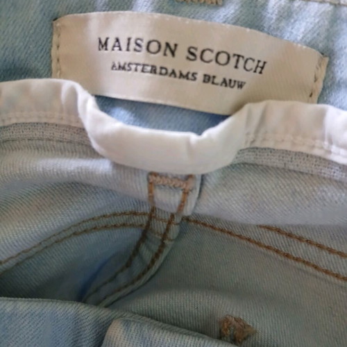 Maison Scotch jeans size 29 like new, white and blue