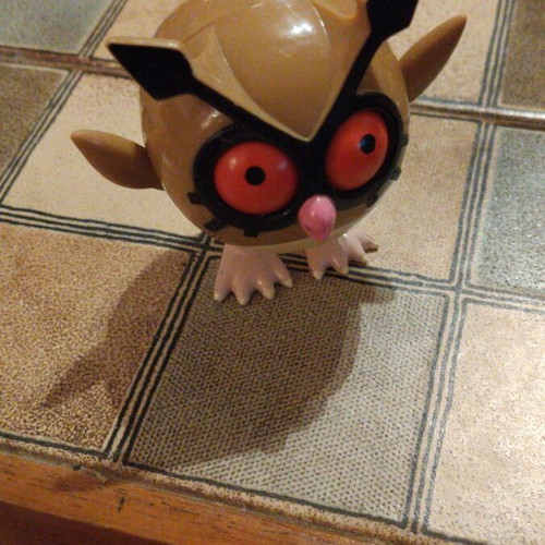 Pokemon Hoothoot vintage figure, new condition