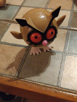Pokemon Hoothoot vintage figure, new condition
