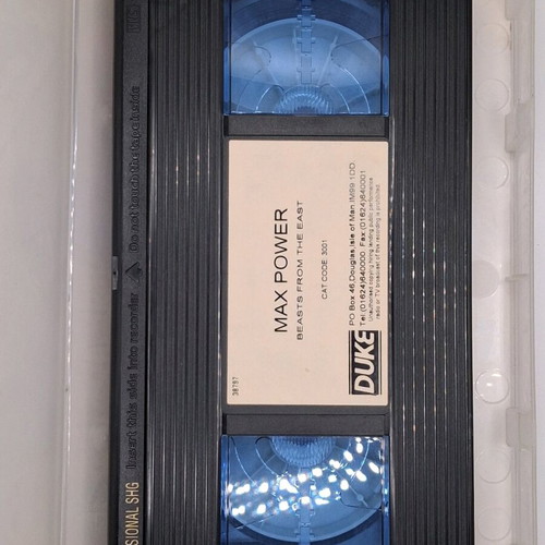Max Power Beasts From The East VHS tape like new with subtitles