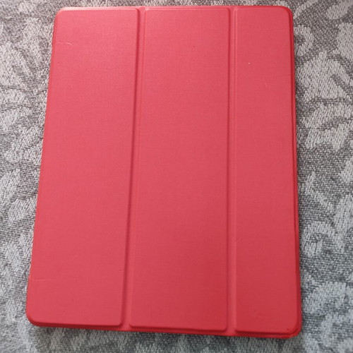 Apple iPad tablet like new, older model with red case