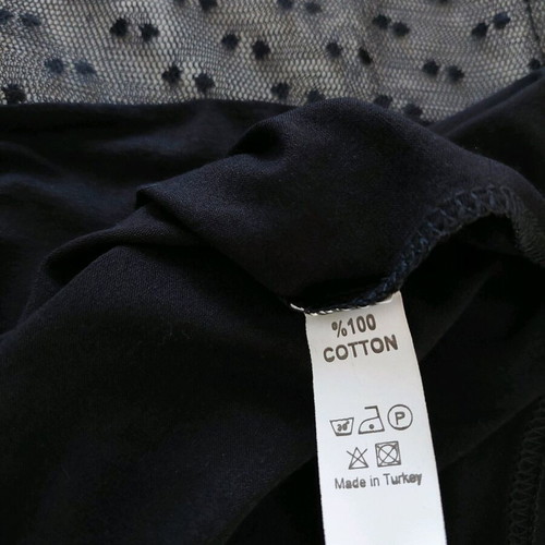 Cotton women's blouse new, size M, black