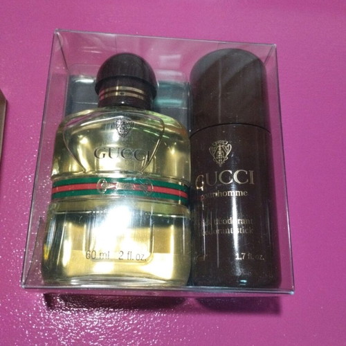 Gucci after shave and stick new with plastic wrap and box