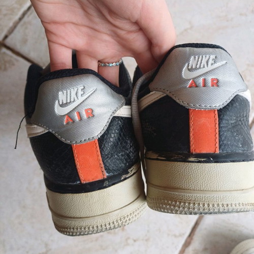 Nike Air Force 1 used athletic shoes size 38.5