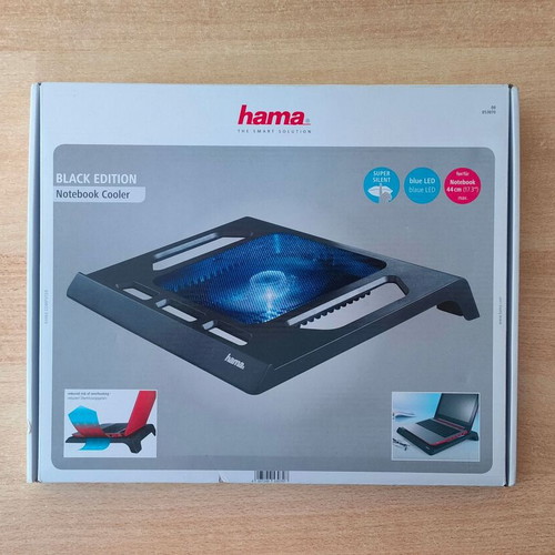 HAMA 53070 Laptop Cooling Stand Black Edition for up to 17.3"