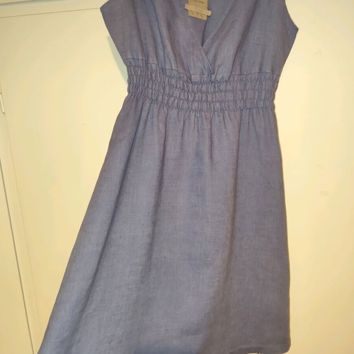 Soul Rebel linen dress like new, lavender blue