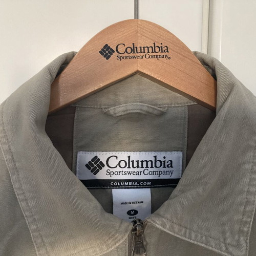 Columbia men's canvas jacket like new, beige, size M