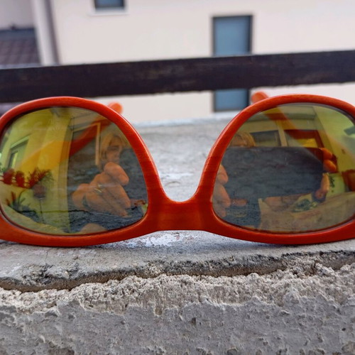 Aperol sunglasses new, orange