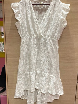Καφτάνι σαν καινούργιο, one size, άσπρο, ιδανικό για μεγάλα μεγέθη