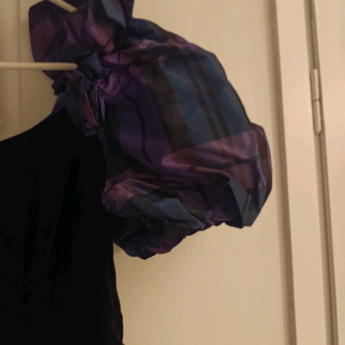 Vintage dress like new with velvet and taffeta, size M
