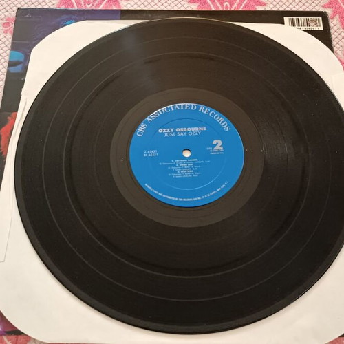 LP Ozzy Osbourne Just Say Ozzy used, metal