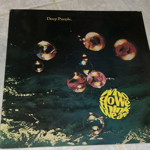 Deep Purple Who Do We Think We Are vinyl used